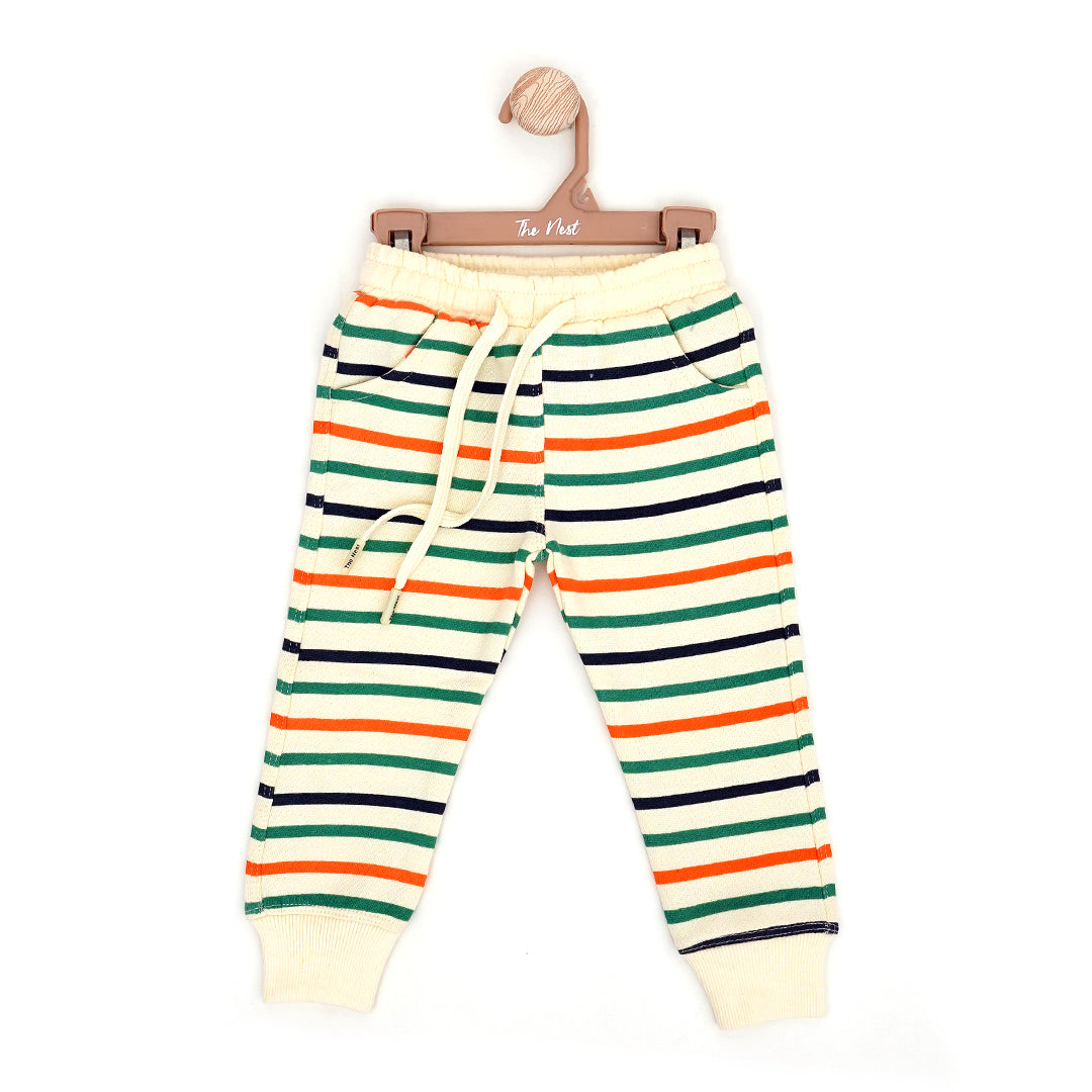 Robot Baby Bliss Striped Trousers