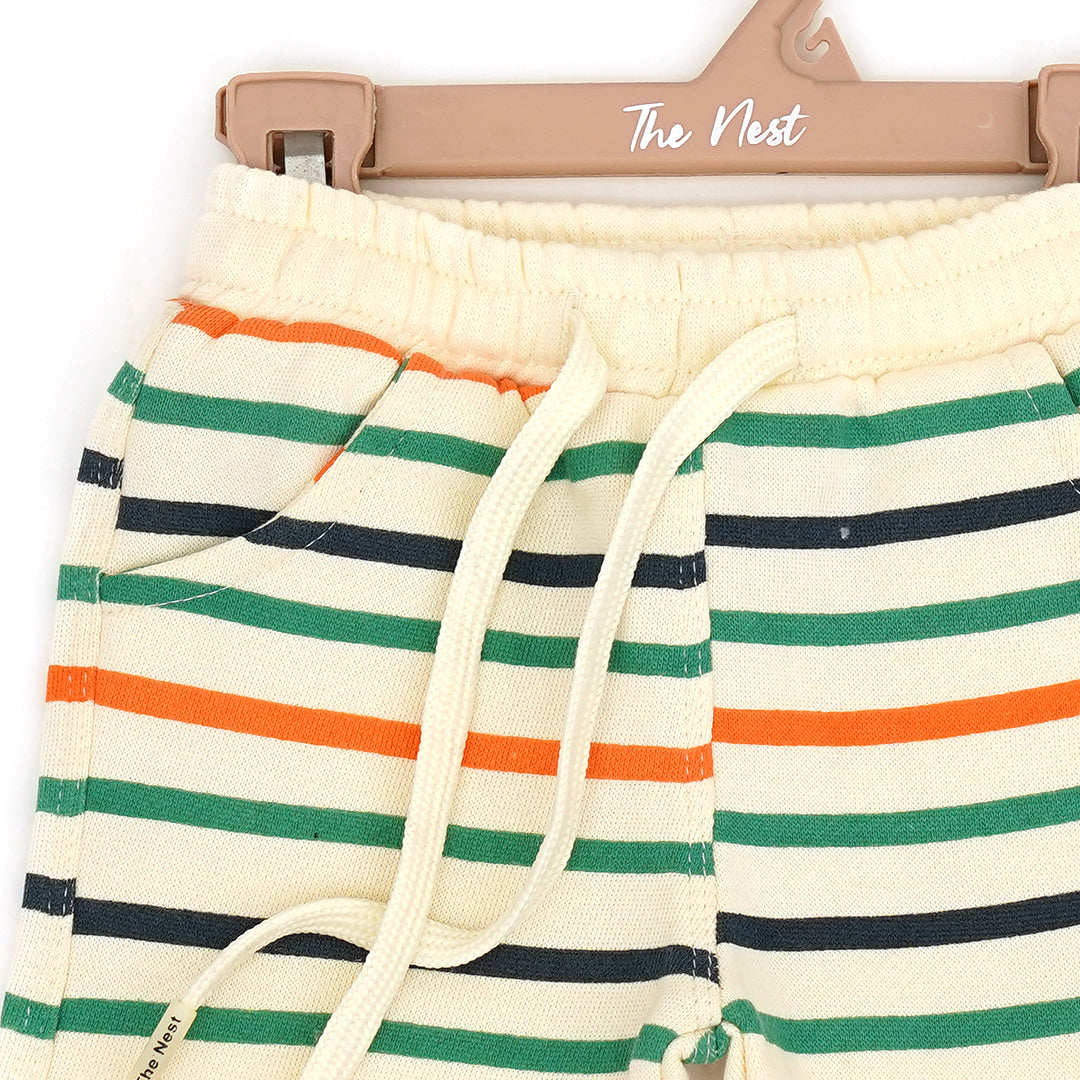 Robot Baby Bliss Striped Trousers