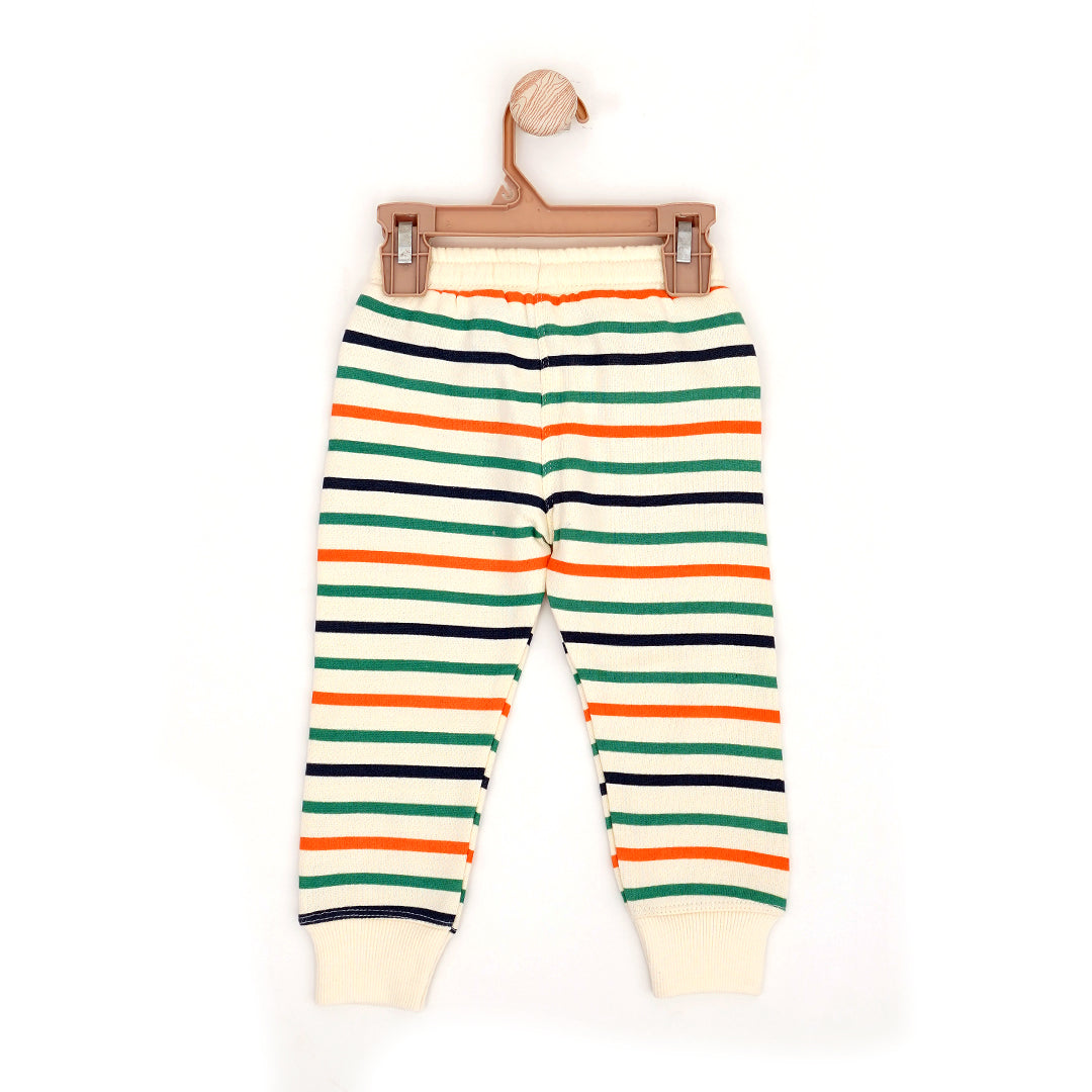 Robot Baby Bliss Striped Trousers