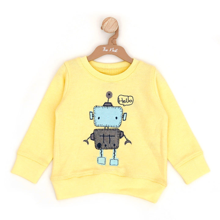 Robot Lemon Twist Baby Sweaters