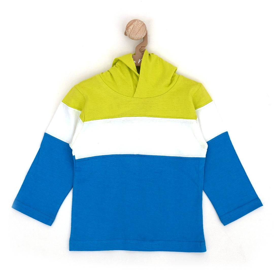 Cut Sew Retro Hoodie