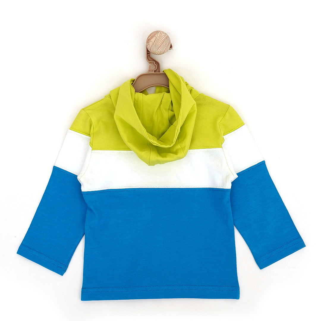 Cut Sew Retro Hoodie