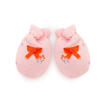 Bird House Rose Mittens
