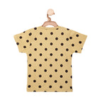 Polka Dot Henley T-Shirt