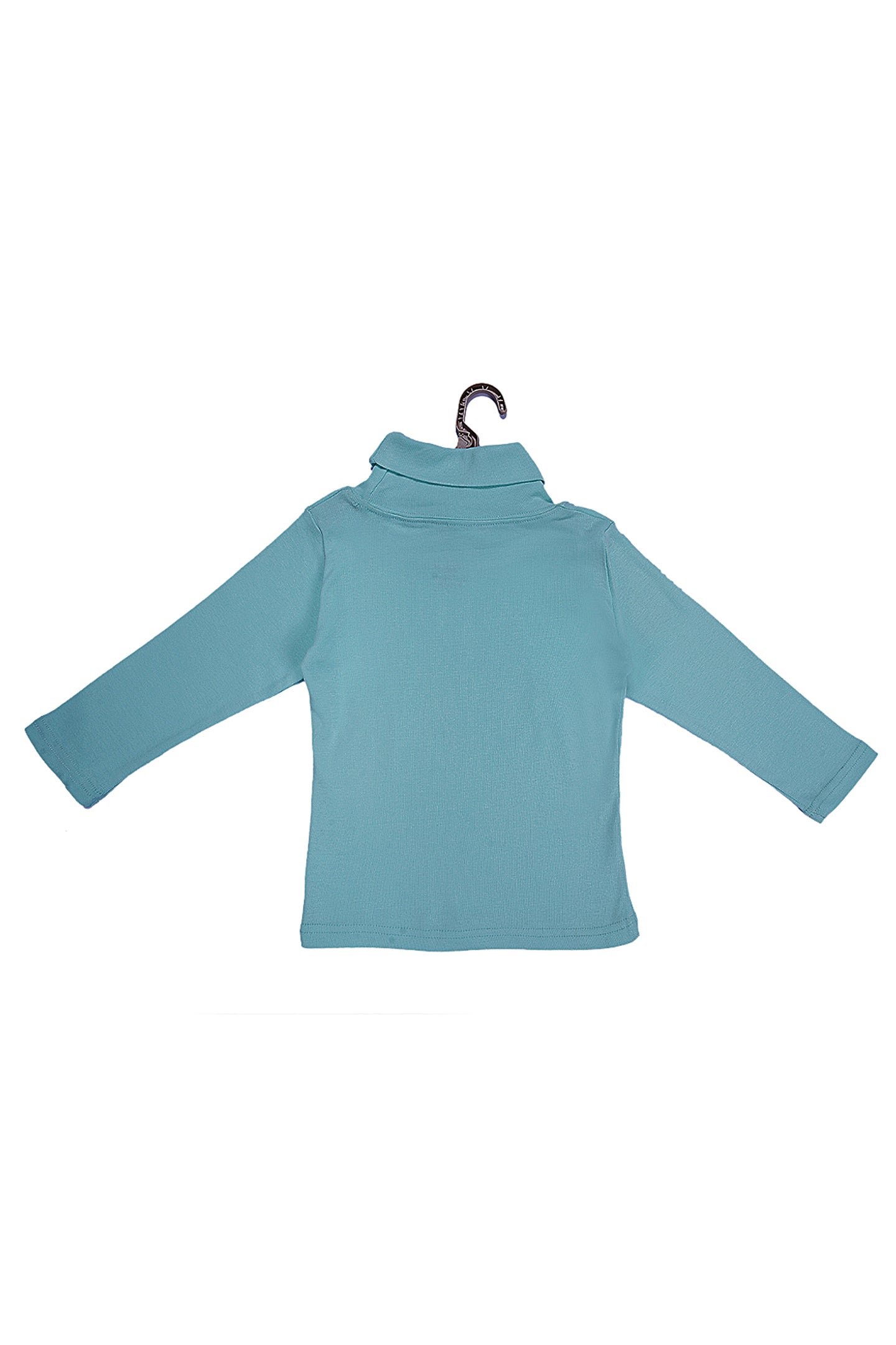 Aaloo Miyan Turtle Neck Sweatshirt - Sky Blue