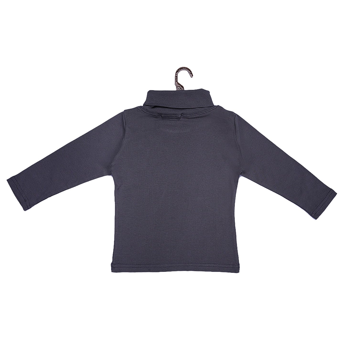 Ghari Pe Chooha Nacha Turtle Neck Sweatshirt - Grey