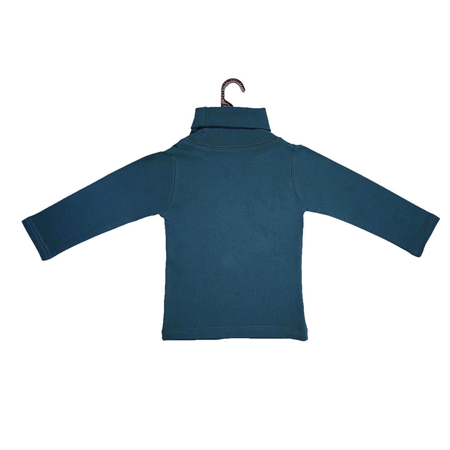 Billi Ke Bachon Ke Mozay Turtle Neck Sweatshirt - Jade Green