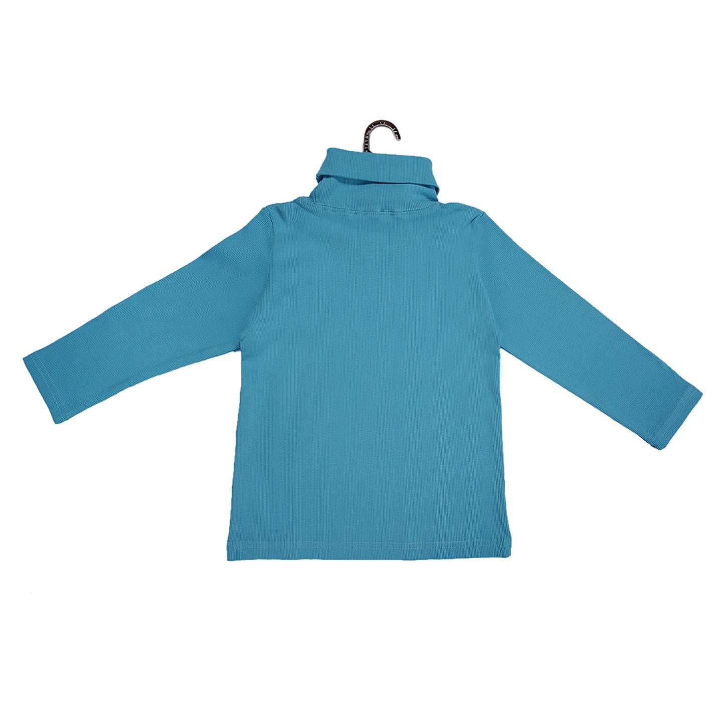 Billi Ke Bachon Ke Mozay Turtle Neck Sweatshirt - Blue