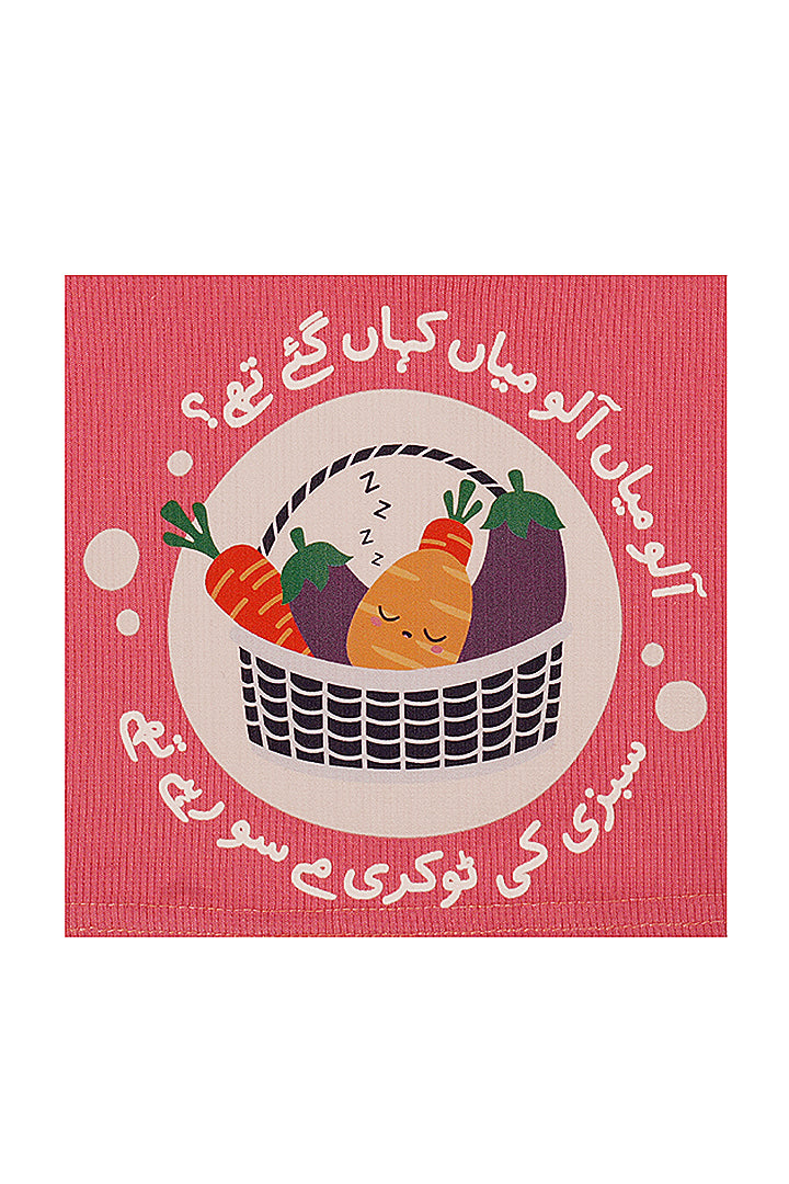 Aloo Miyaan Rose Pink Full-sleeve tee