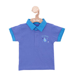 Cosmic Party Purple Polo T-shirt