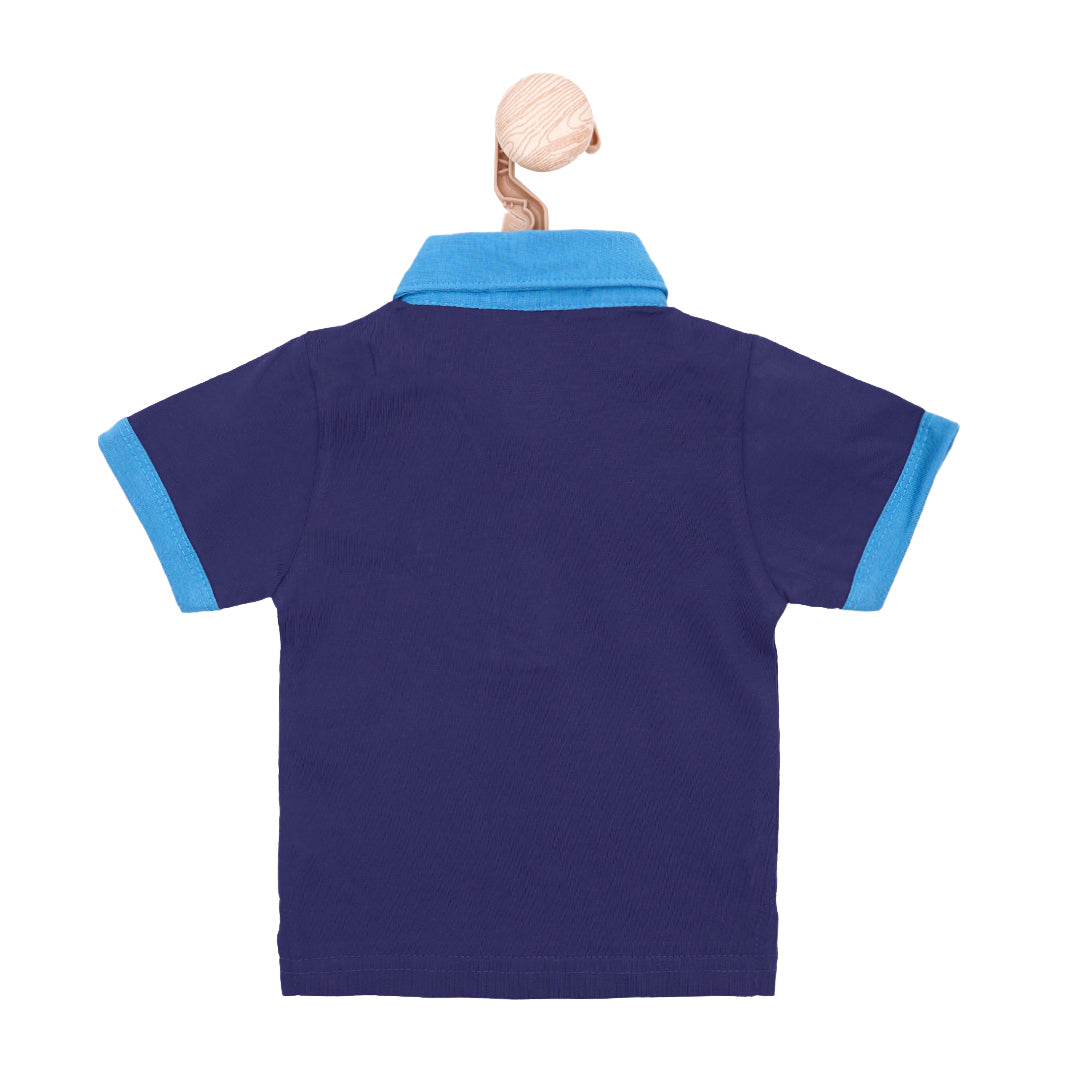 Cosmic Party Navy Polo