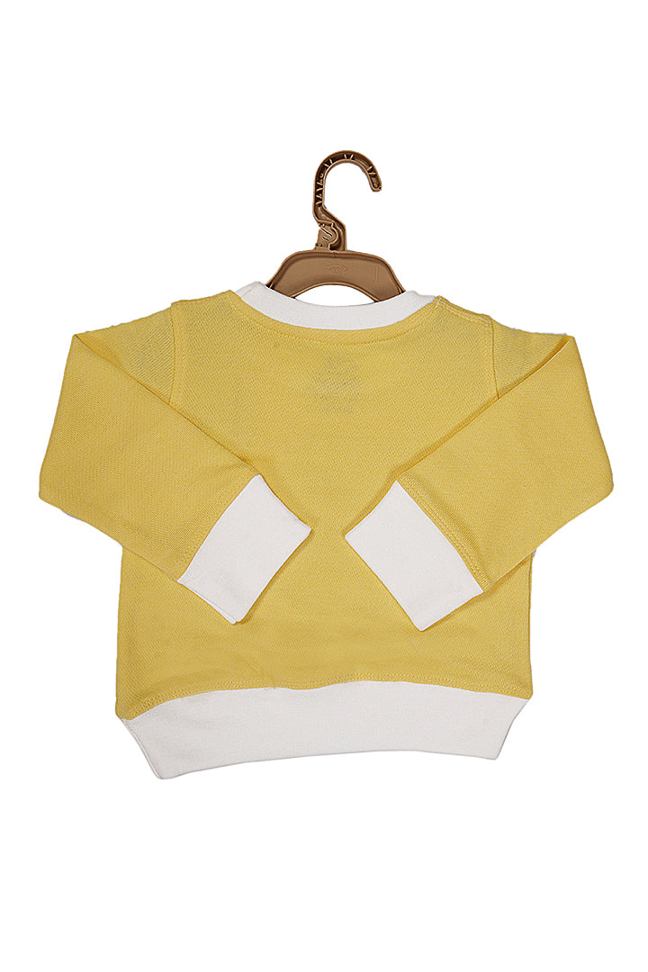 Ghari Pe Chooha Nacha Round Neck Sweatshirt - Lemonade