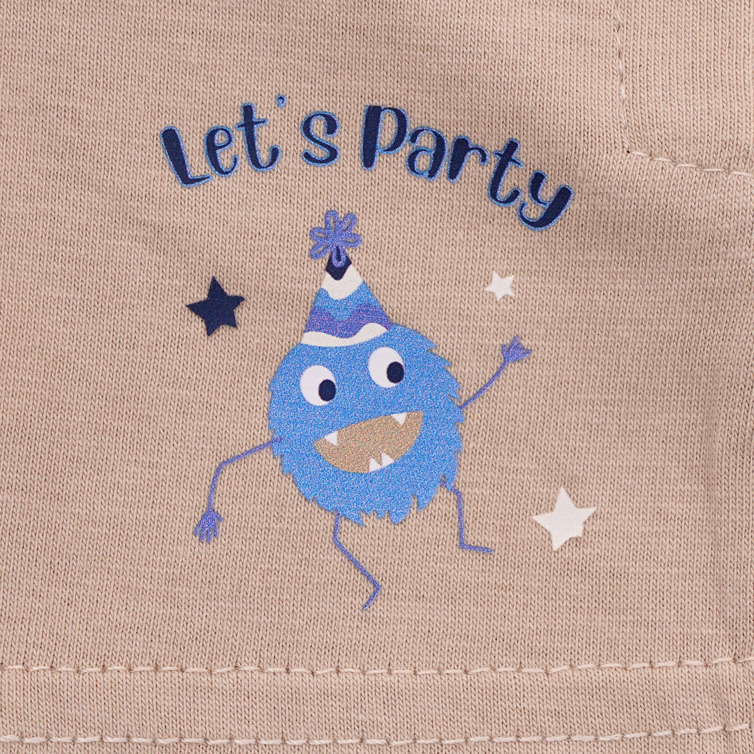 Lunar Beige Baby Shorts