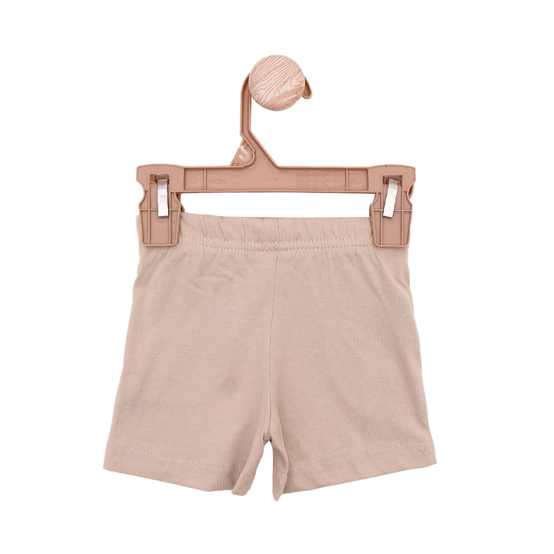 Lunar Beige Baby Shorts