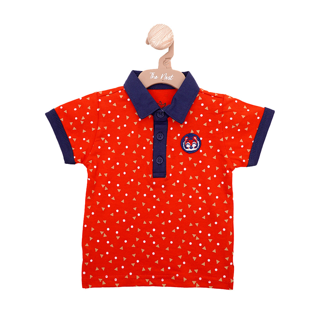 Tri-Pattern Adventure Polo