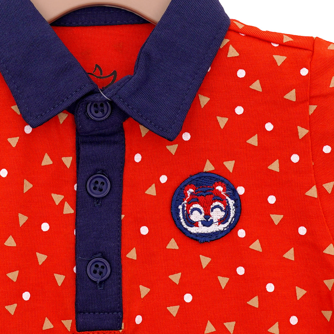 Tri-Pattern Adventure Polo