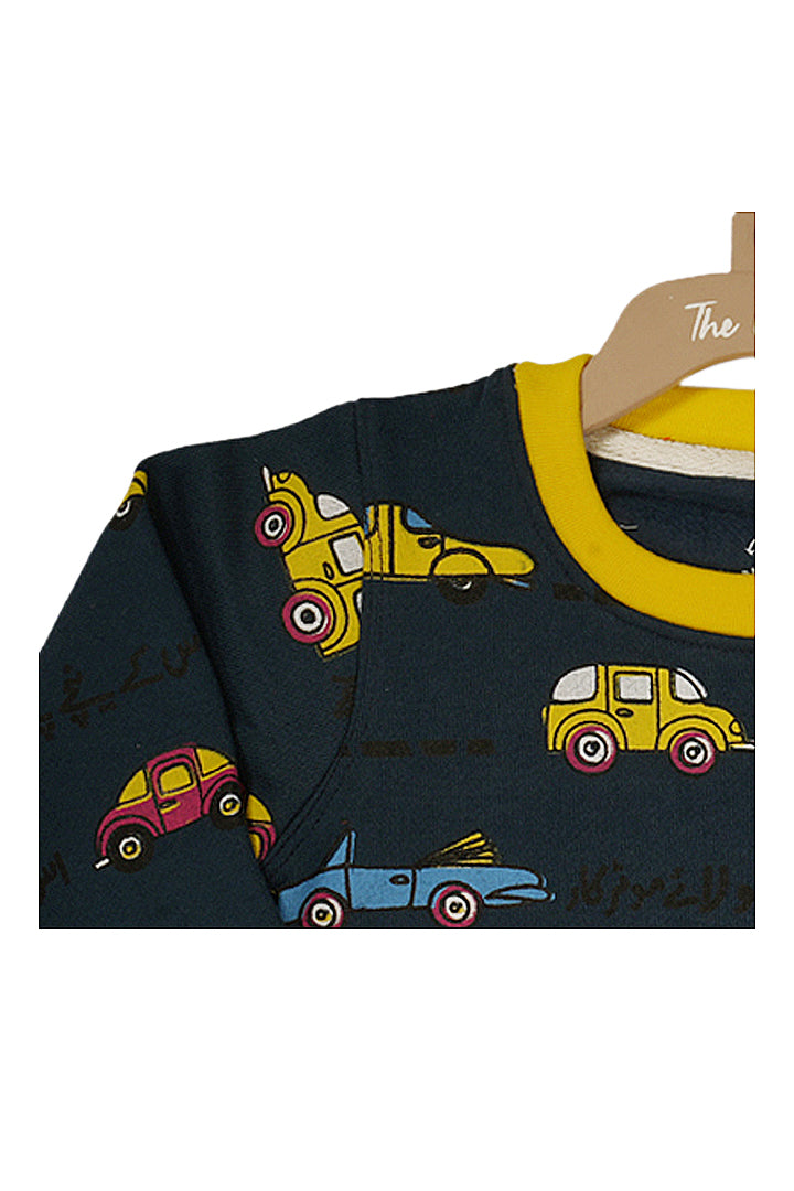 Abbu lai motor car Long-sleeve shirt in Blue