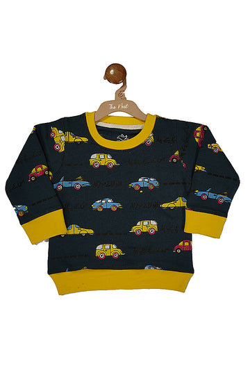 Abbu lai motor car Long-sleeve shirt in Blue