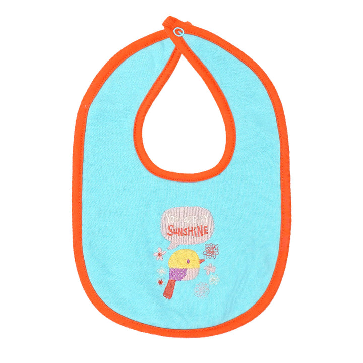 Bird House Blue Birdie Bib