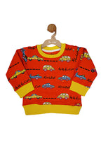 Abbu Lai Motor Car long-sleeve shirt in Orange