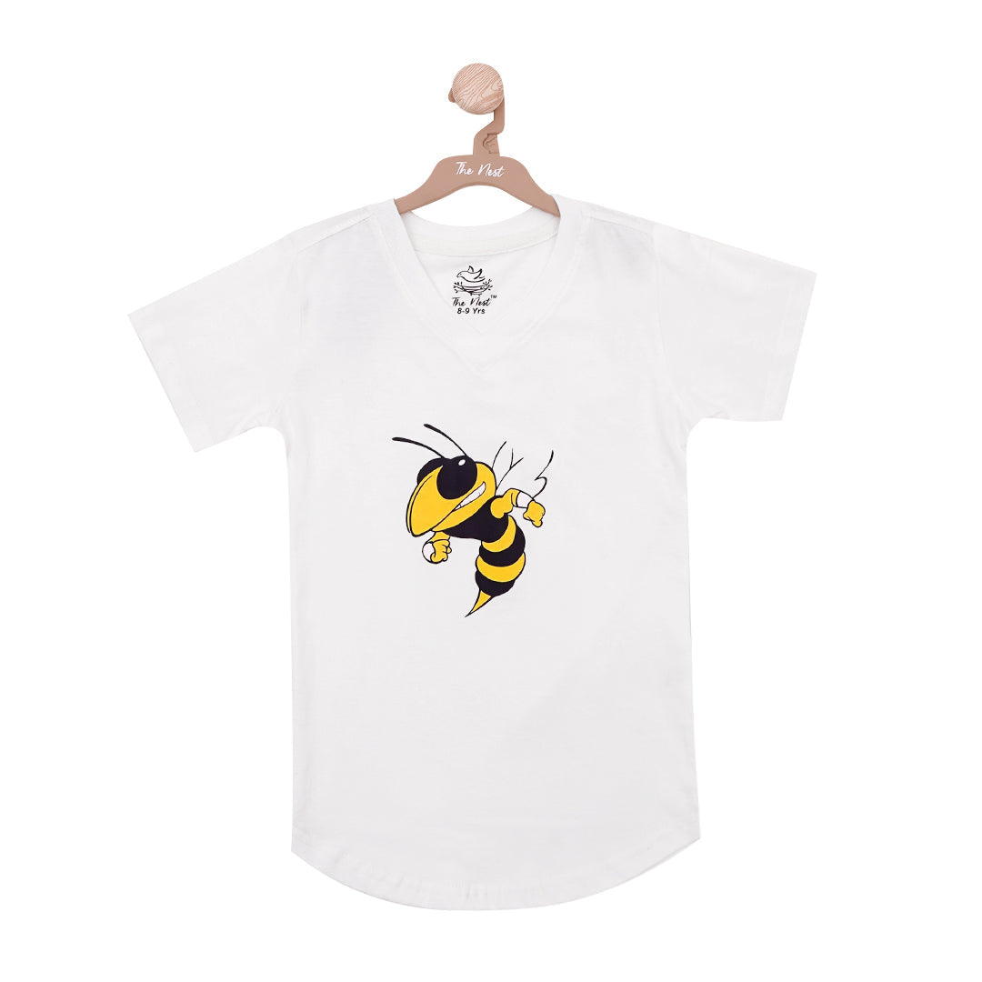 Round Bottom V-Neck T-Shirt