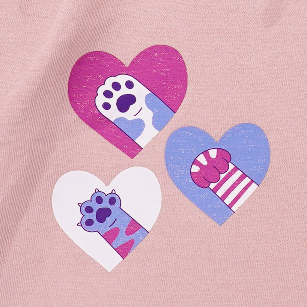 Little Paws Raglan Tunic T-Shirt