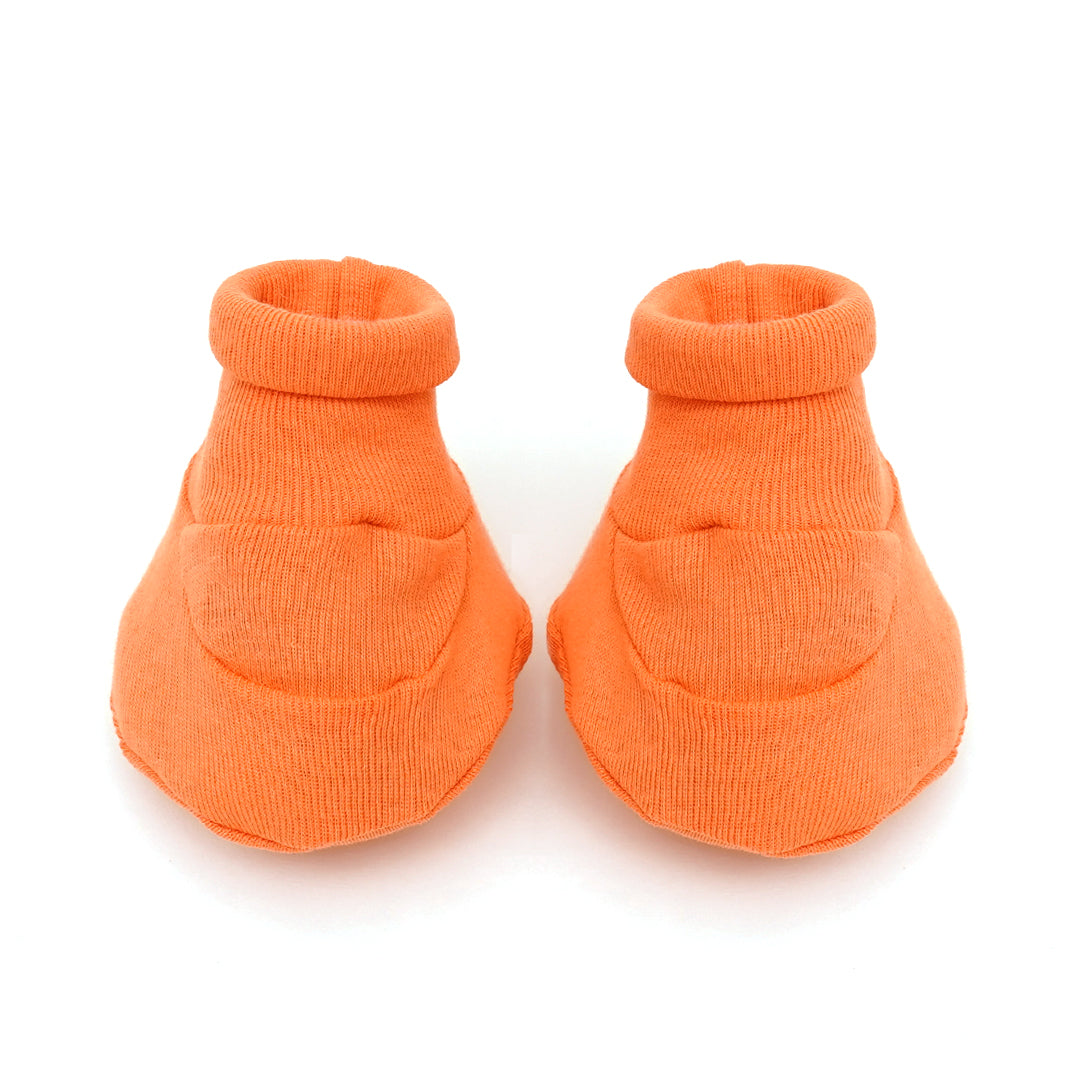 Orange Retro Booties