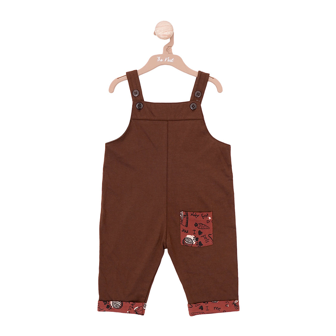 Desert Palm Baby Center Cut Dungaree