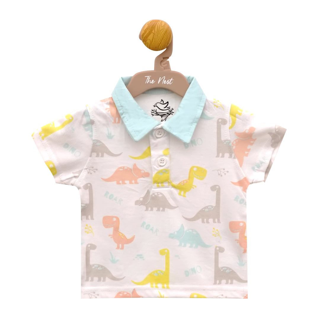 Dino Dream Collared Polo