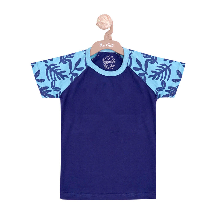 Tropical teal Reglan T-shirt