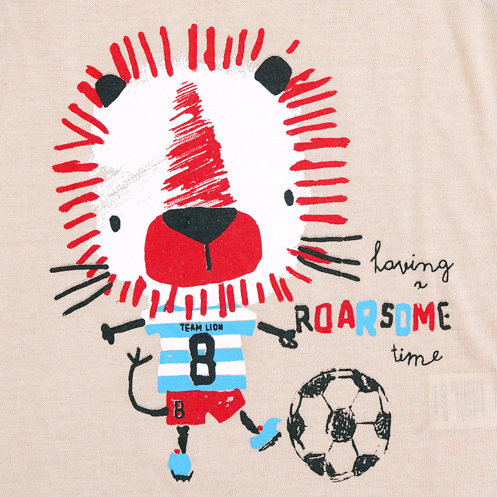 Roarsome Time Soccer Raglan T-Shirt