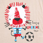 Roarsome Time Soccer Raglan T-Shirt