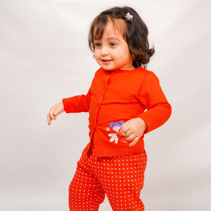 Cherry Valentine Baby Top & Pajama Set