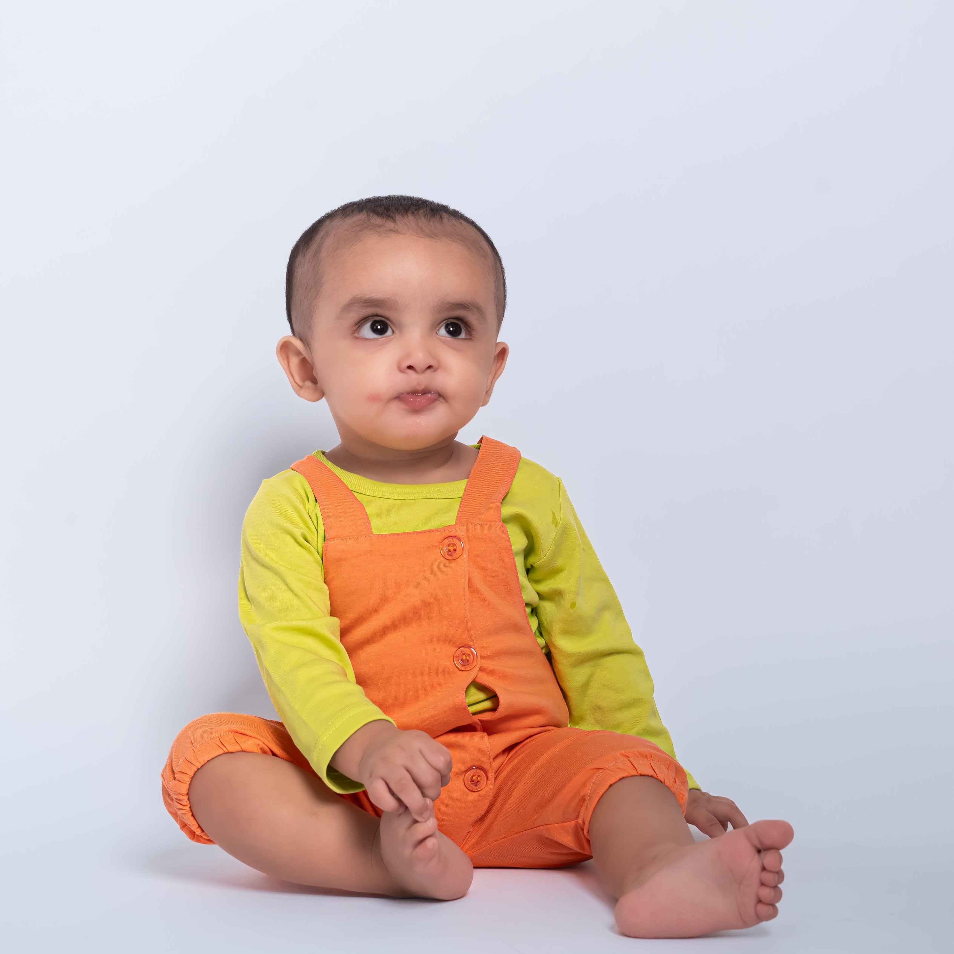 Retro Baby Onesie Dungaree
