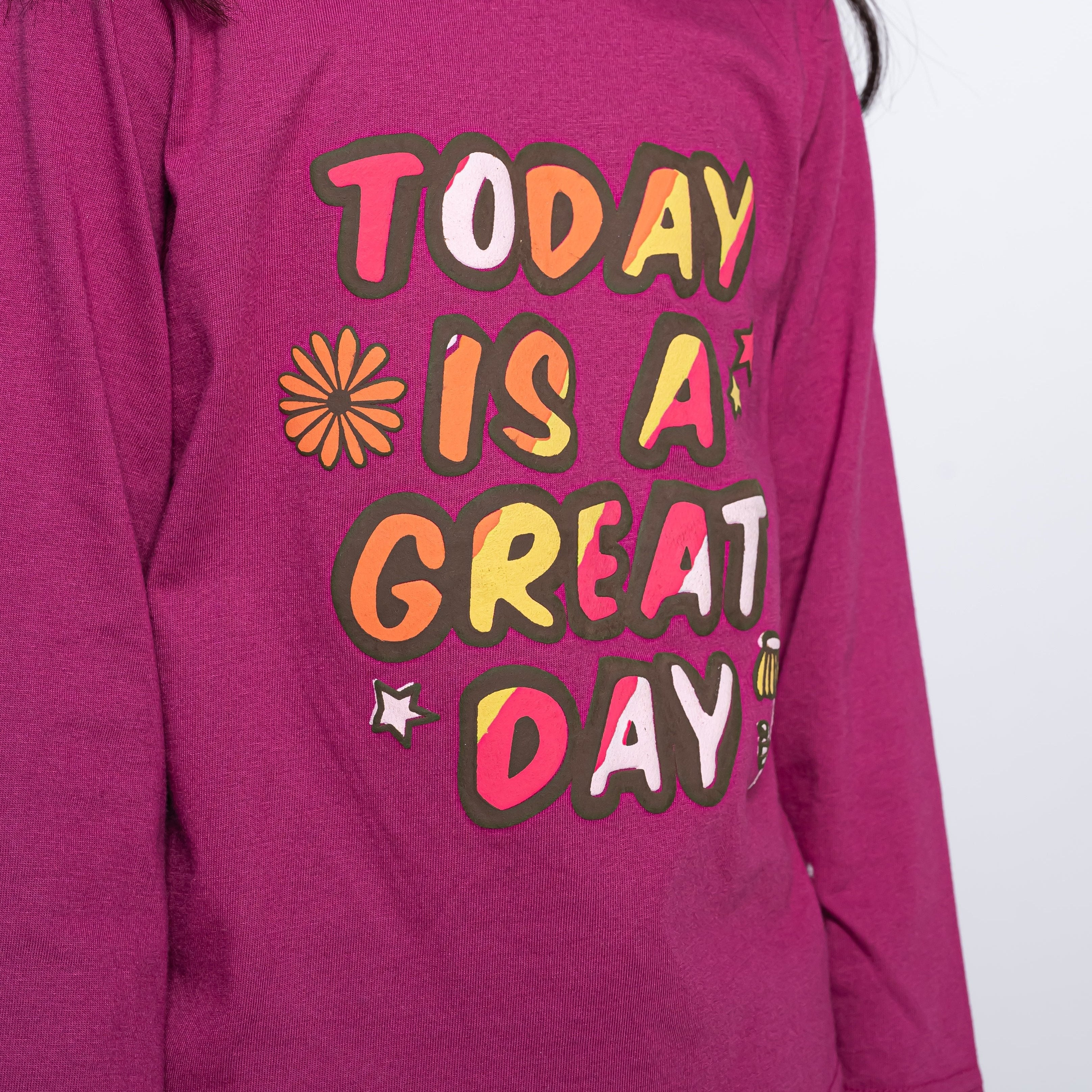 Need More Space Mock Turtle Neck Sweatshirt - Pink