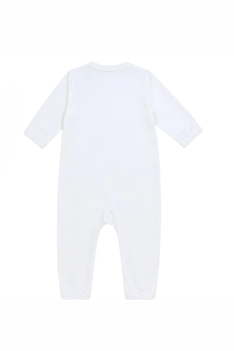 Ivory Heart Baby Sleepsuit