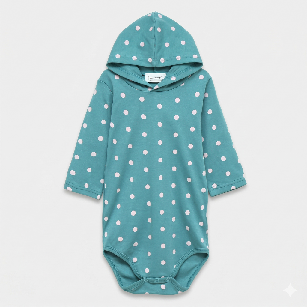 Autumn Forest Baby Suit with Hood