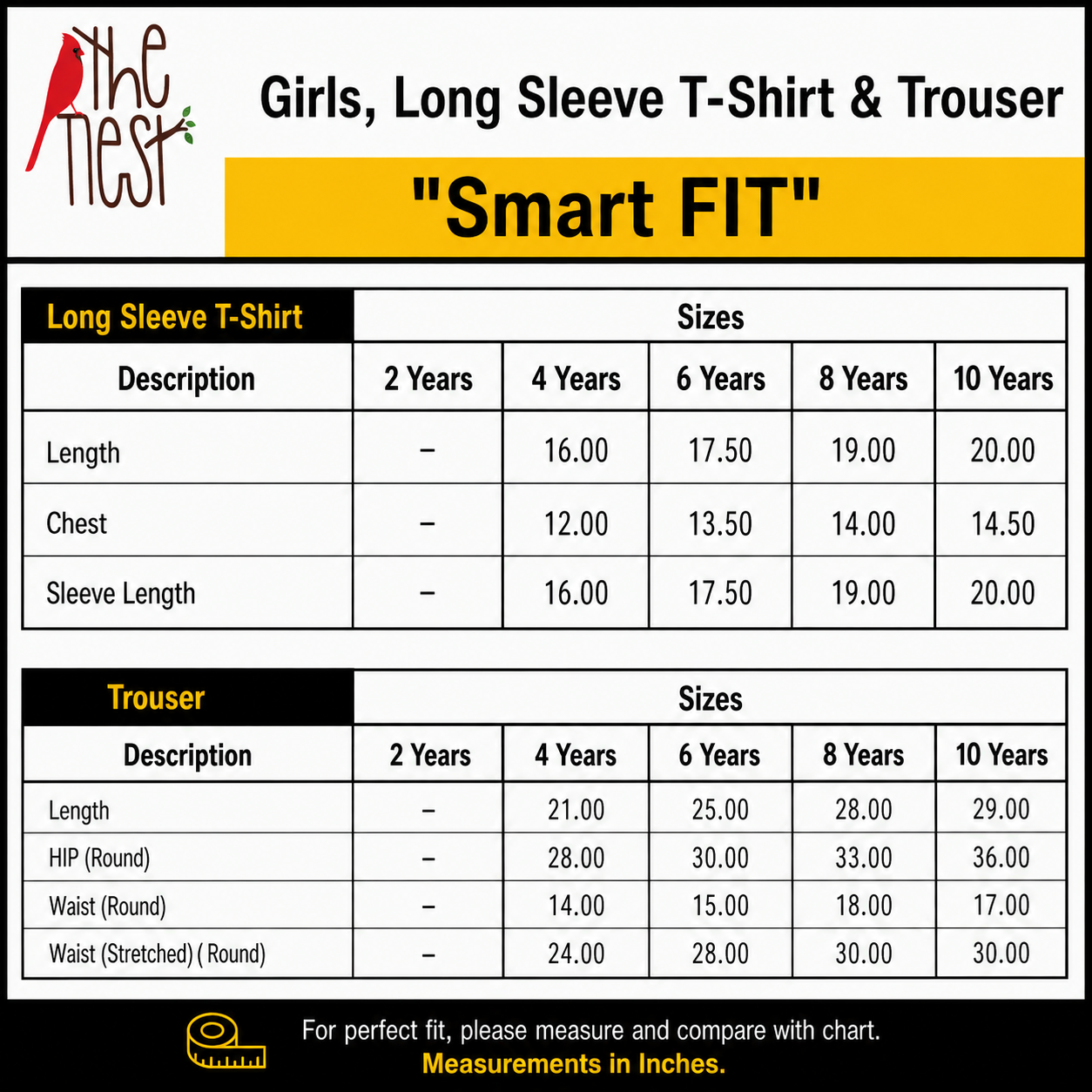 Girls Red and Navy Check Print Longsleeve & Trouser Set