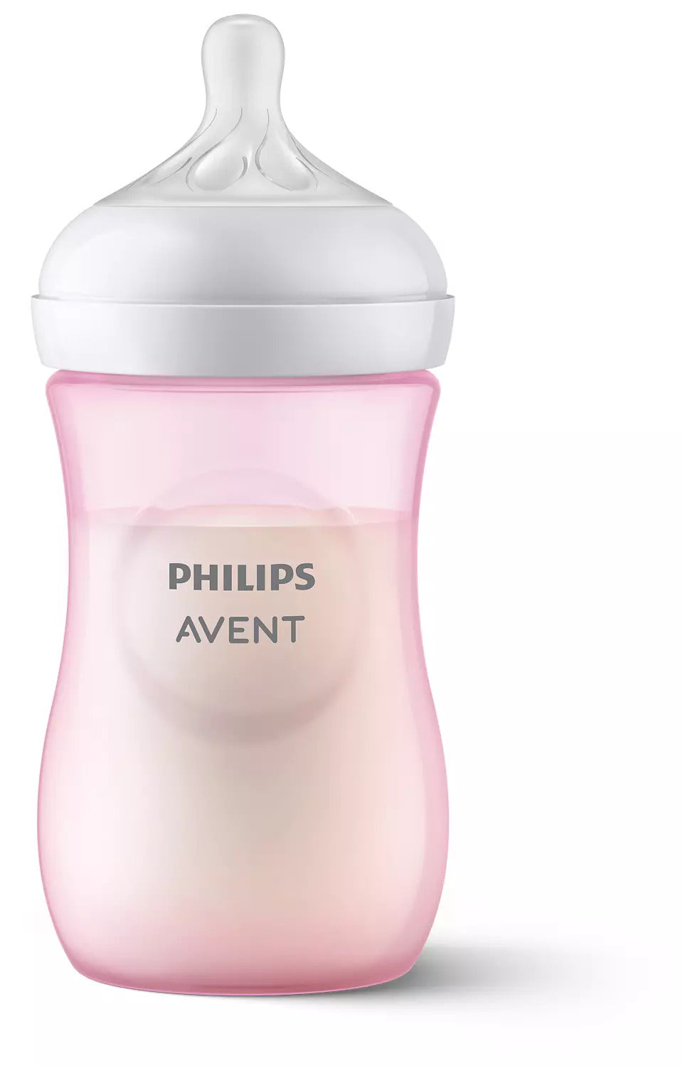 Philips Avent Natural Response 260ml bottle in pastel pink PK1 (SCY903/11)