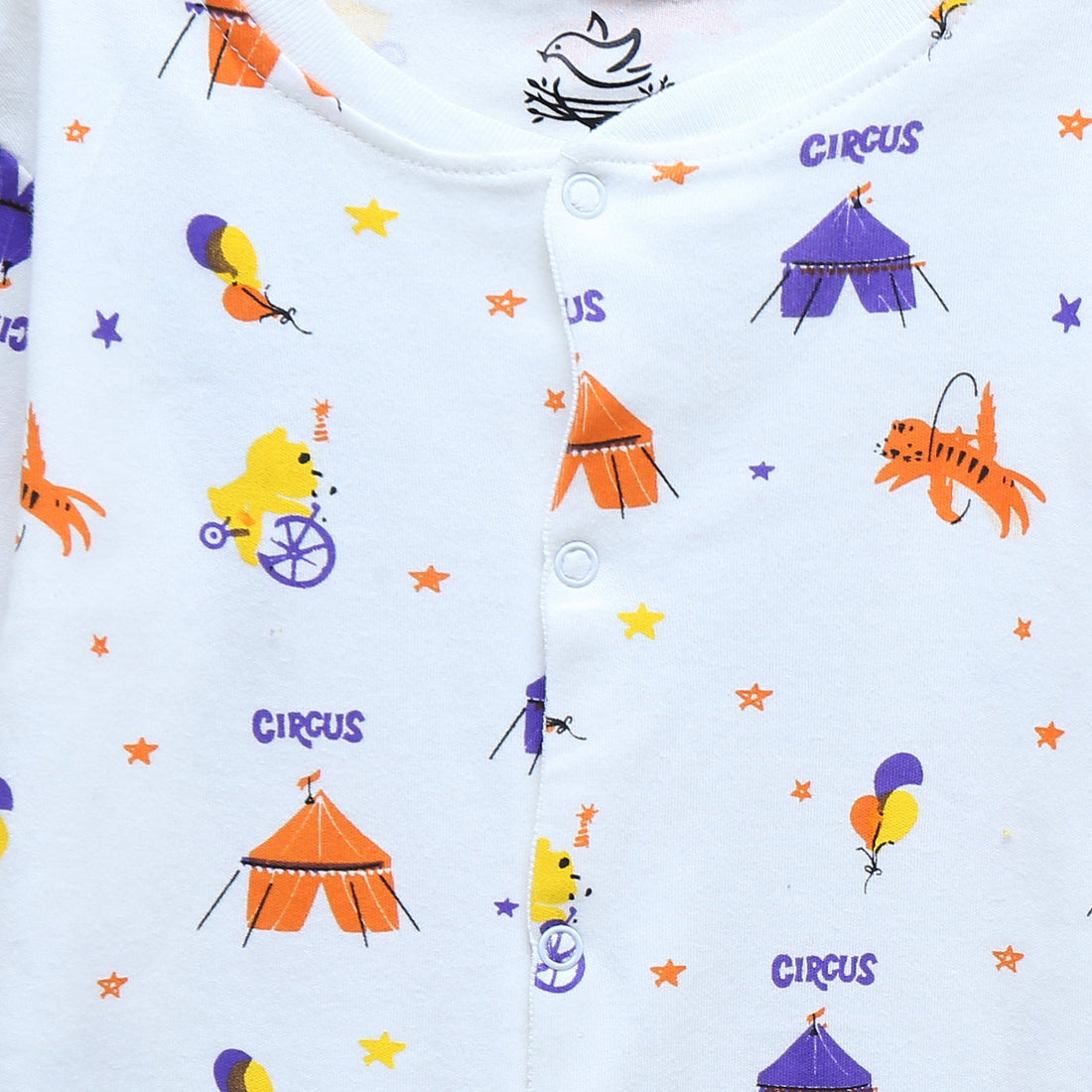 Circus Full Length Sleeping Suit