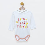 Happy Season Long Sleeve Bodysuit with Hood
