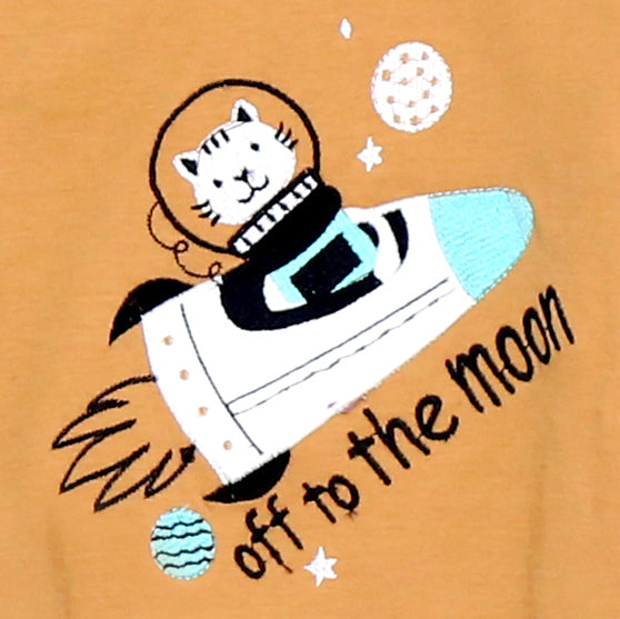 Off to the moon bodysuit