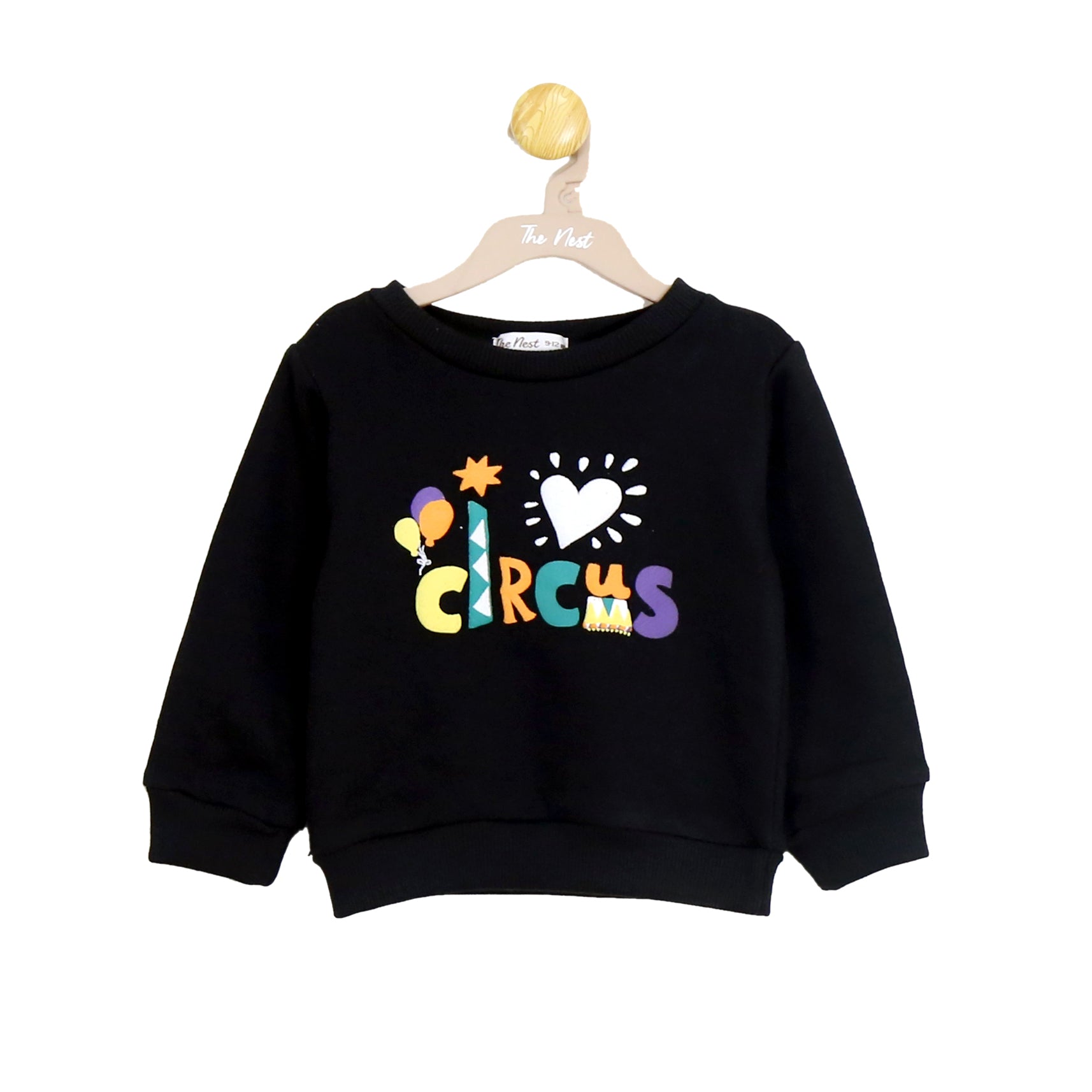 Circus Love Round Neck Sweatshirt