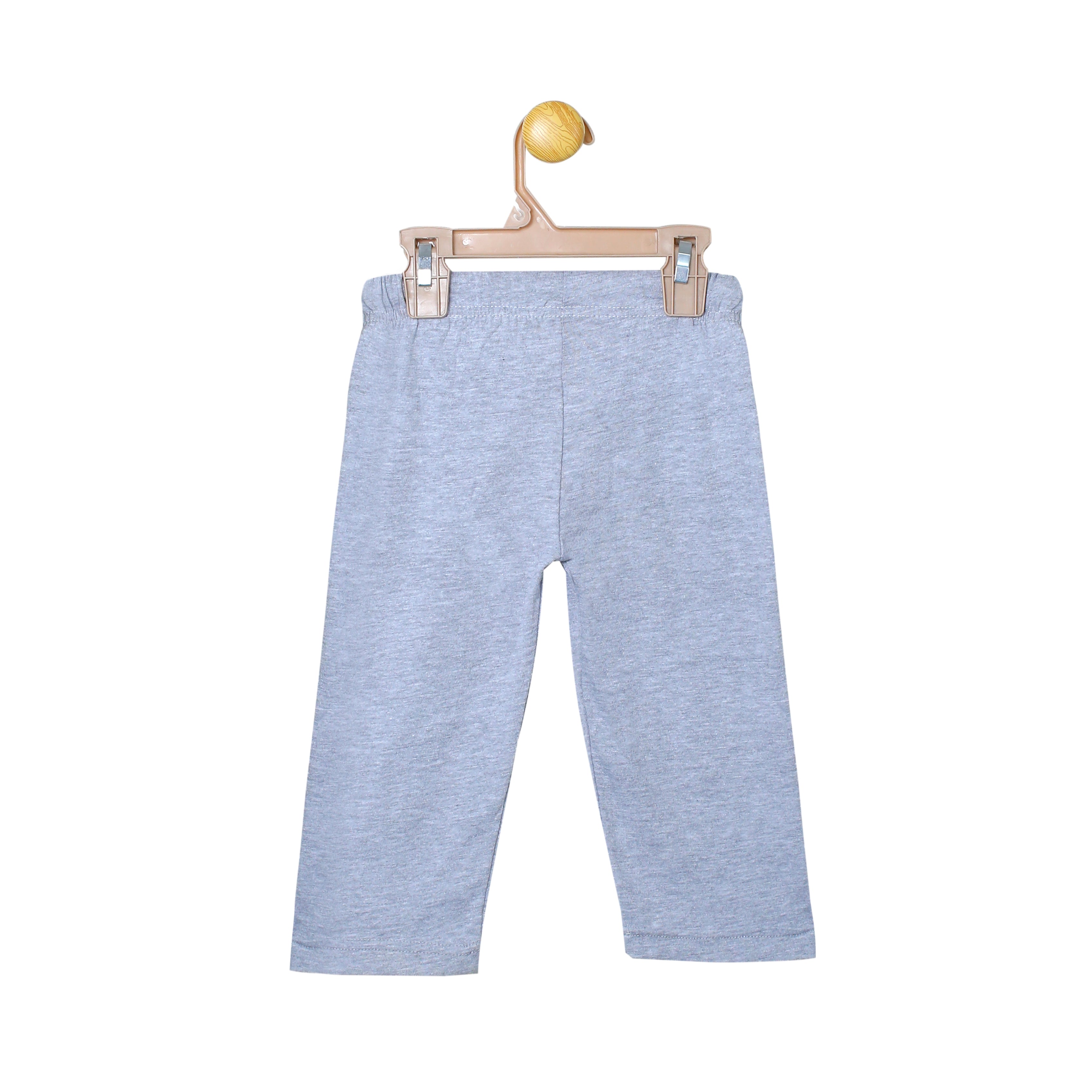 Boys' Baba and Mama Navy and Grey Urdu Scribble and Animation "MAMA KI JAAN" Print T-Shirt & Pajama Set