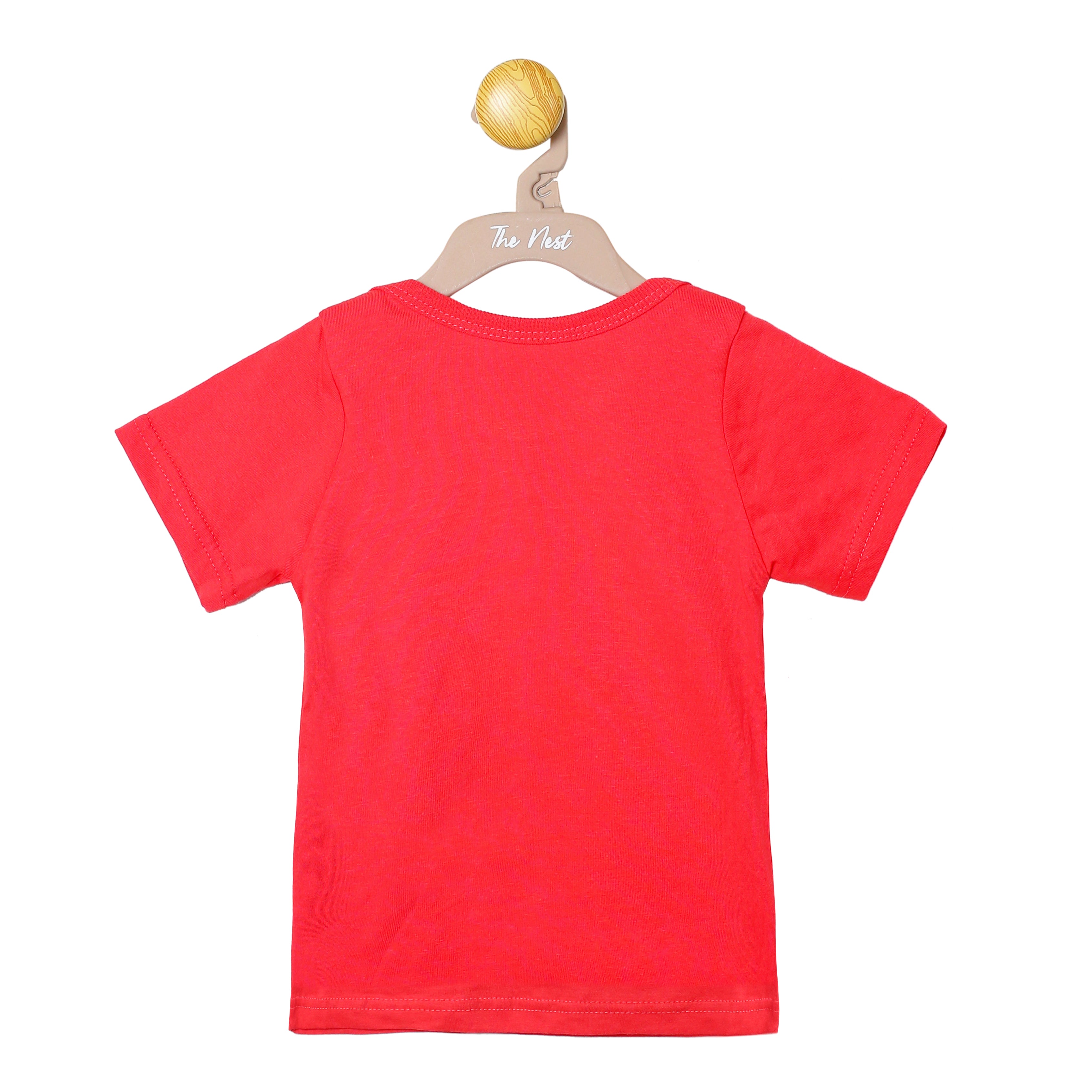 Boys' Hum Do Red and Navy Truck Art Print T-Shirt & Trouser Set