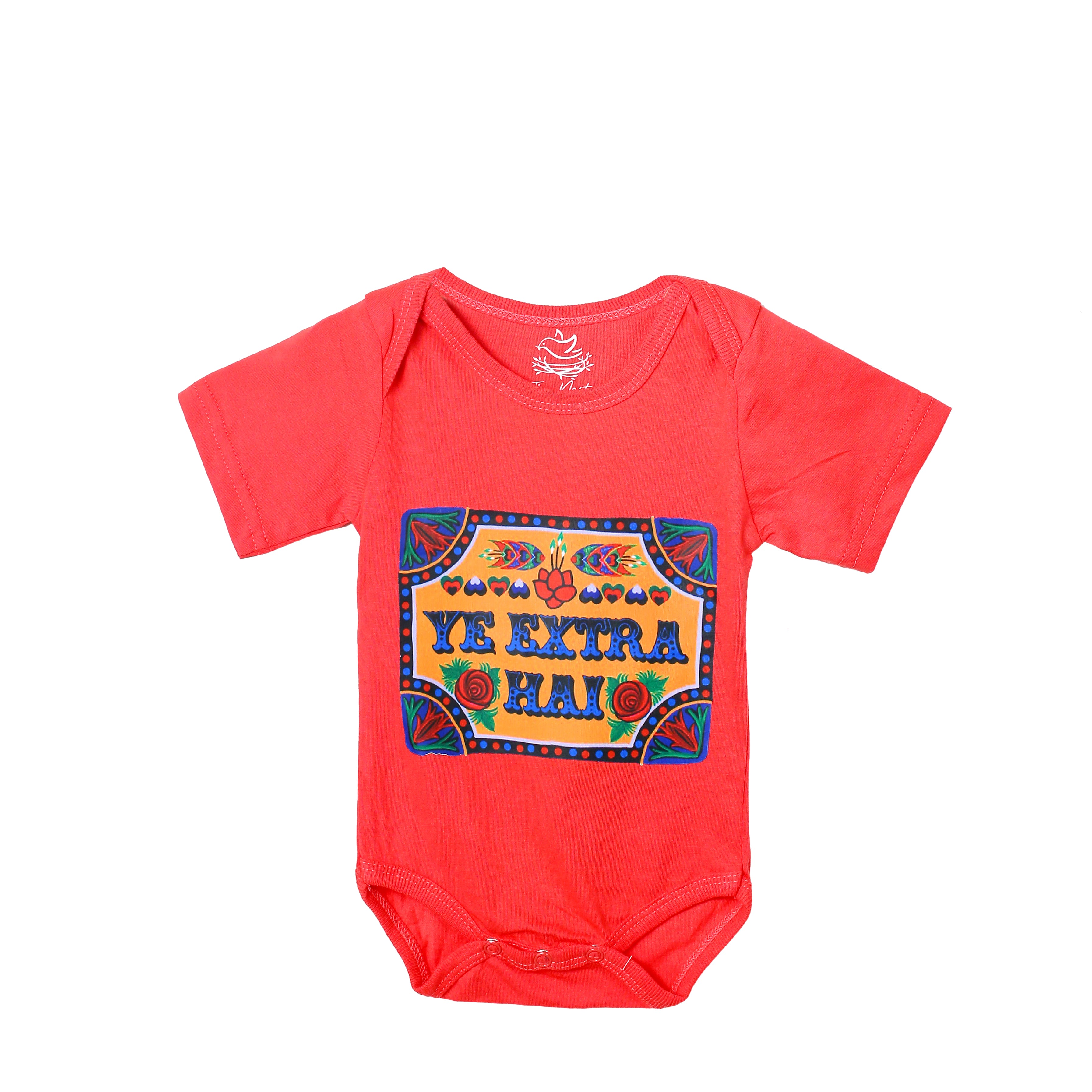 Baby Hum Do Light Mint and Pastel Sea Green Truck Art Print Short Sleeve Bodysuit