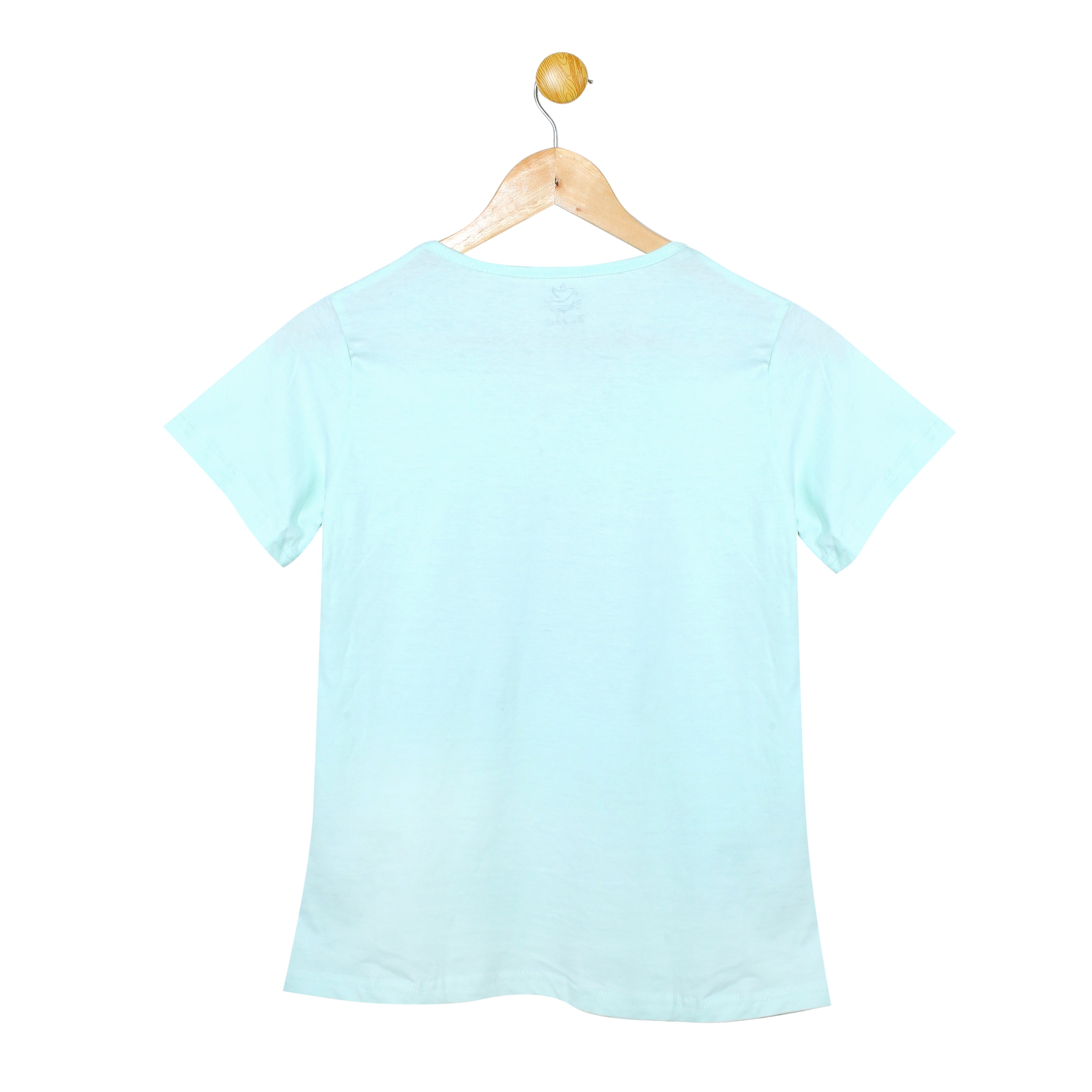 Men's Hum Do Light Mint and Pastel Sea Green Truck Art Print T-Shirt & Trouser Set