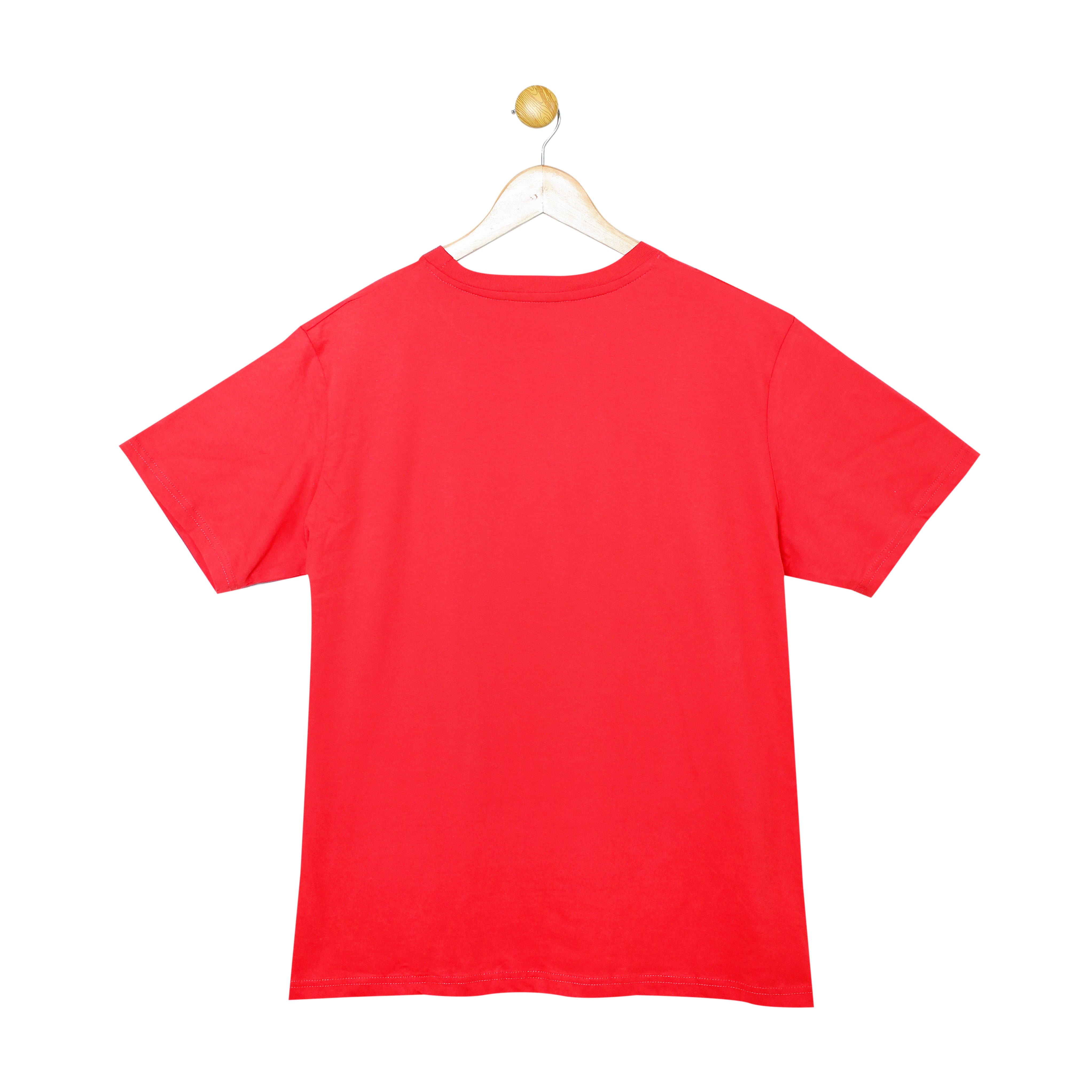 Men's Hum Do Red and Navy Truck Art Print T-Shirt & Trouser Set