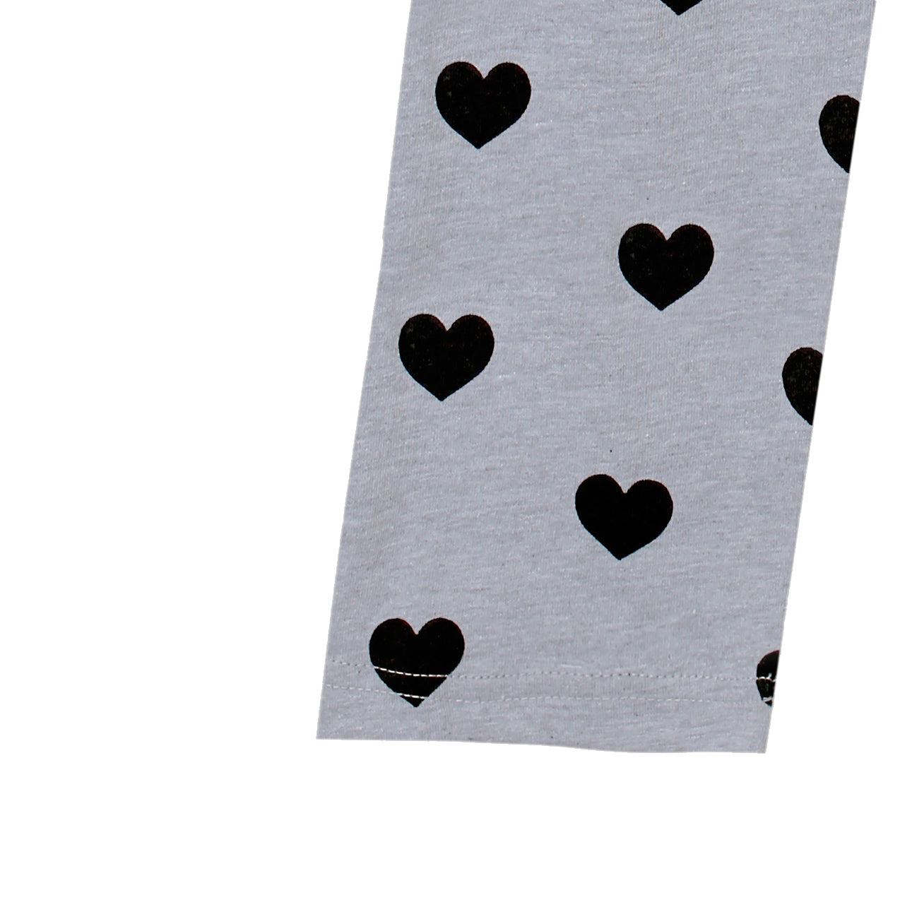 Women's Meri T-Shirt Meri Marzi Light Blue and Grey Heart Print T-Shirt & Trouser Set