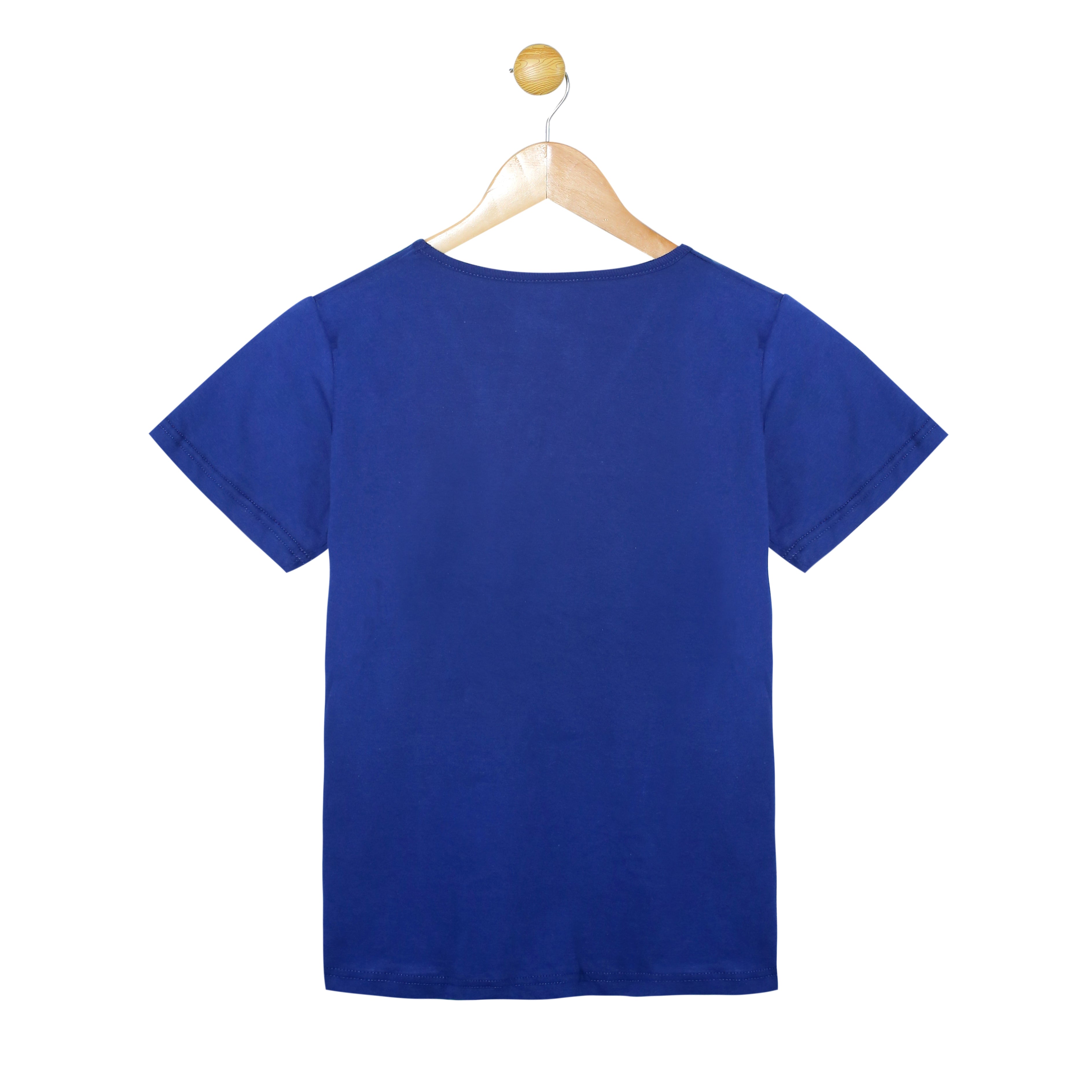 Boys' Baba and Mama Navy and Grey Urdu Scribble and Animation "MAMA KI JAAN" Print T-Shirt & Pajama Set
